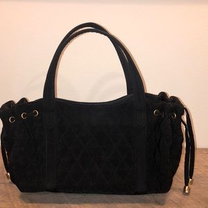 Vera Bradley Dr bag black quilted purse